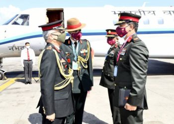 भारतीय स्थल सेनाध्यक्ष नरावणे काठमाडौं आइपुगे