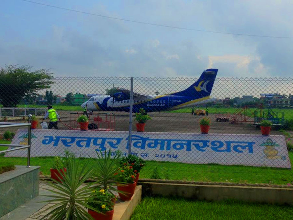 भरतपुरमा हवाई सङ्ख्या र यात्रु बढे