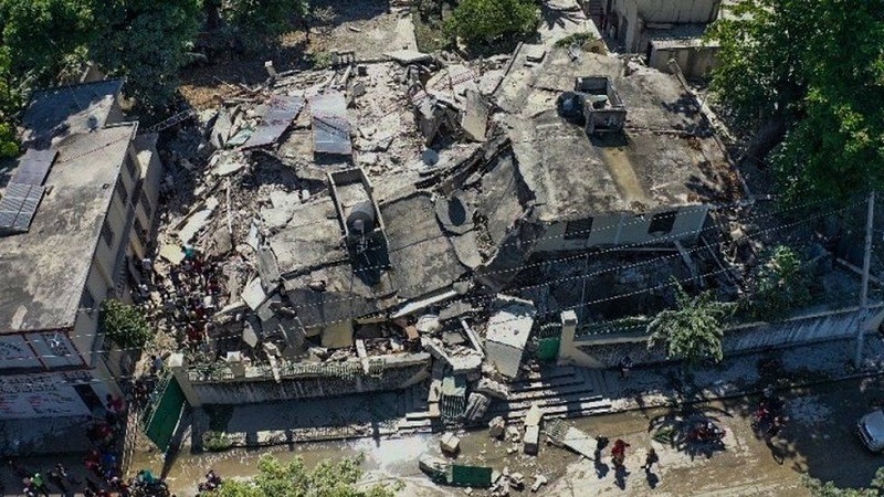 हैटीमा गएको भूकम्पमा परि कम्तीमा तीन सय जनाको ज्यान गयो, १८ सय भन्दा धेरै घाइते