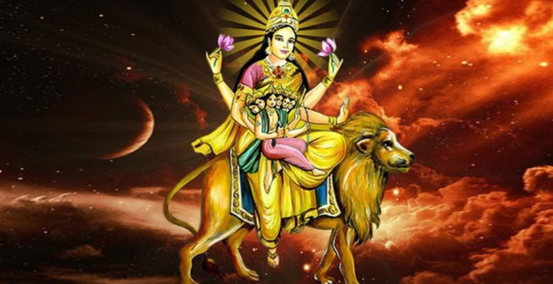 नवरात्रमा पार्वतीबाट जन्म लिएकी स्कन्दमाताको पूजा-आराधना गरिँदै