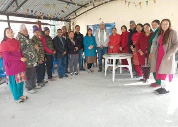 गैंडाकोट ४ मा नेपाली कांग्रेसको टोल कार्य समितिको गठन सम्पन्न