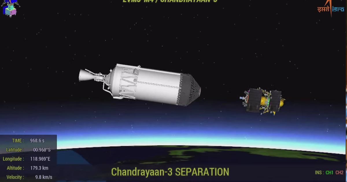 चन्द्रयान-३ चन्द्रमामा अवतरण हुँदै : हेर्नुहोस लाईभ भिडियो