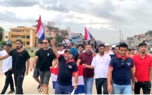 कांग्रेस सहमहामन्त्री यादवमाथि भएको आक्रमणको विरोधमा तरुण दल नवलपुरको मार्चपास 1